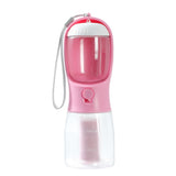 3-in-1 Portable Dog Water Cup – Drink, Food & Waste Bag Holder