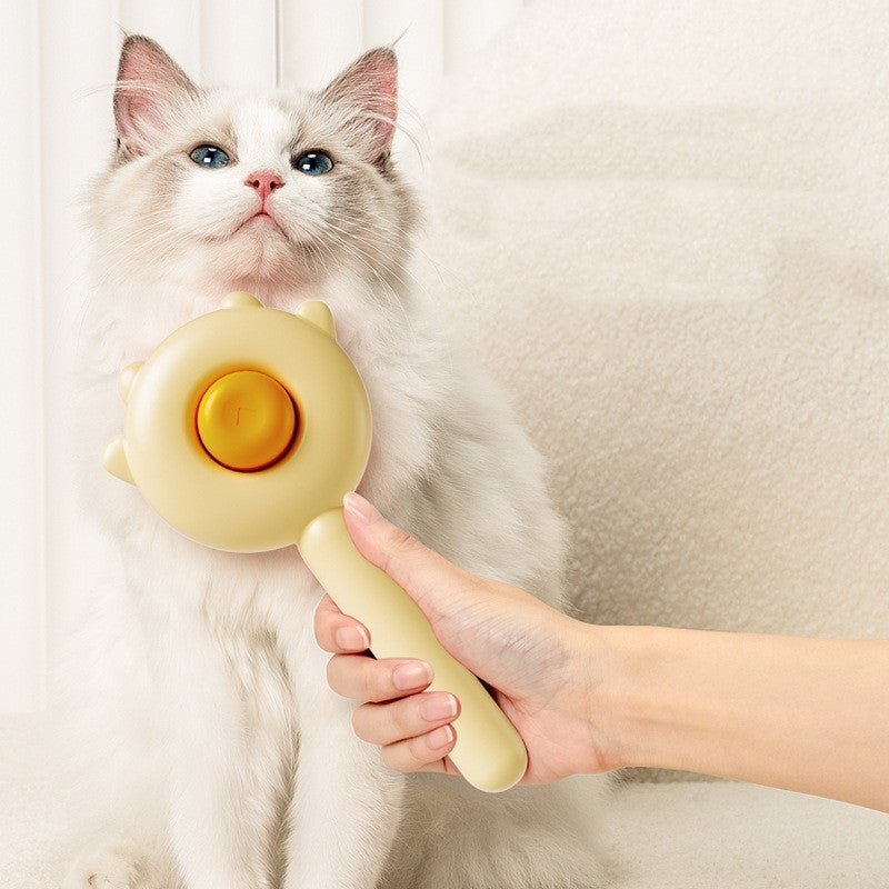 Pet Grooming Brush – Hair Removal & Massage Comb for Cats and Dogs
