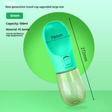 Portable Dog Water Bottle & Feeder – Travel Bowl for Pets, Outdoor Food & Water Container