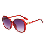 Women's Casual Elegant Plastic Square Sunglasses Large Frame