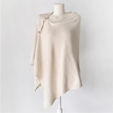 Women's Wool Slant Cape Scarf