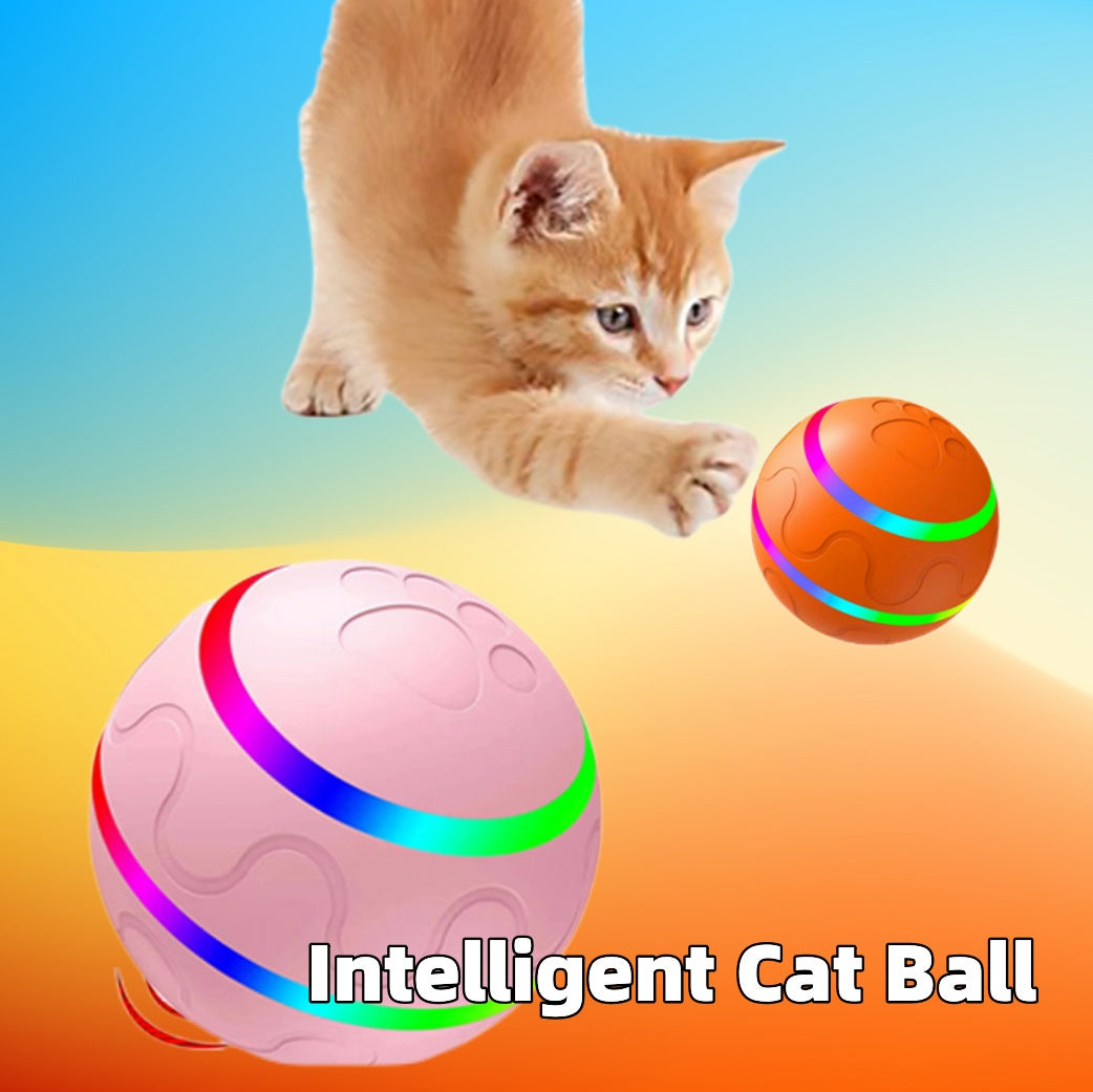 New Smart USB Cat Toy – Automatic Self-Rotating Interactive Ball