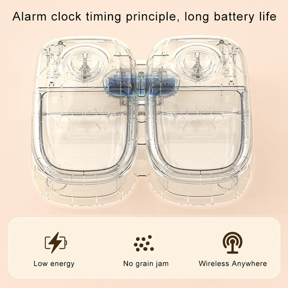 Smart Food Dispenser Automatic Pet Feeder – Timer & Stainless Steel Bowl for Cats & Dogs